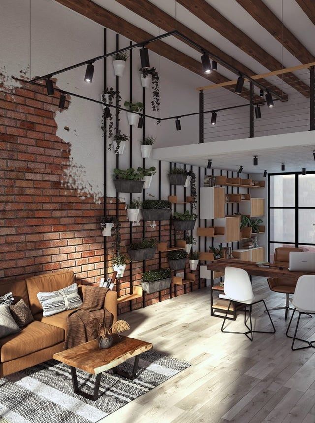 Vintage Industrial Loft Design Retro Charm meets Modern Minimalism in Loft Decor