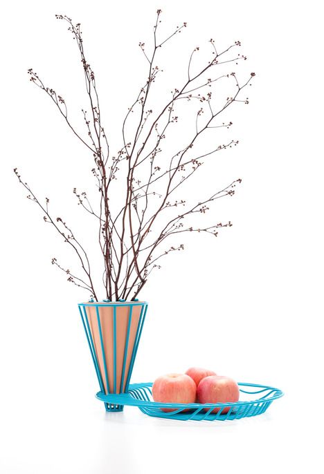 Wire Blossom Fruit Bowl And Vase Elegantly Designed Floral-Inspired Home Decor Piece