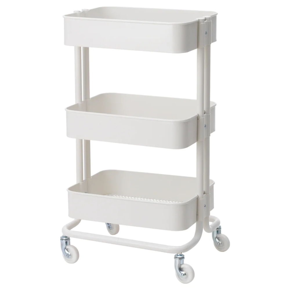 kea Raskog Cart Versatile Multifunctional Rolling Utility Cart for Home and Office Organization